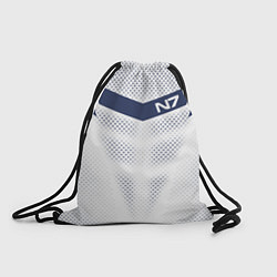 Рюкзак-мешок N7: White Armor, цвет: 3D-принт
