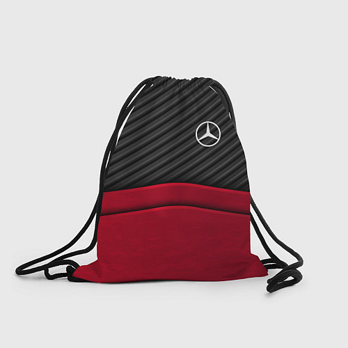 Мешок для обуви Mercedes Benz: Red Carbon / 3D-принт – фото 1
