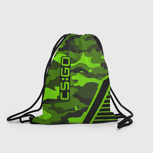 Мешок для обуви CS:GO Light Green Camo / 3D-принт – фото 1