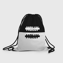 Рюкзак-мешок Molly: Black & White, цвет: 3D-принт