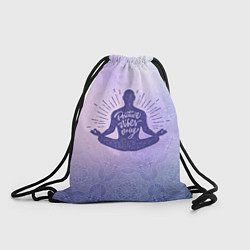 Рюкзак-мешок Positive Vibes Only, цвет: 3D-принт