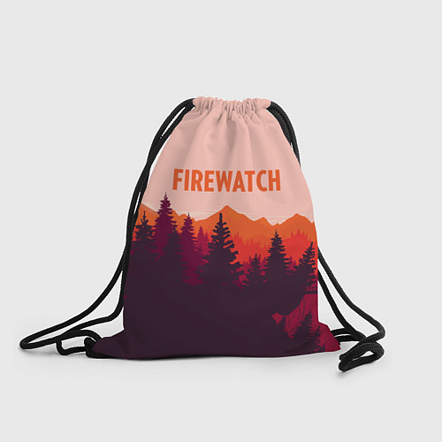 Мешок для обуви Firewatch: Orange Style / 3D-принт – фото 1