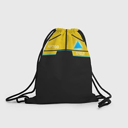 Рюкзак-мешок Detroit: AP700 Yellow & Black, цвет: 3D-принт