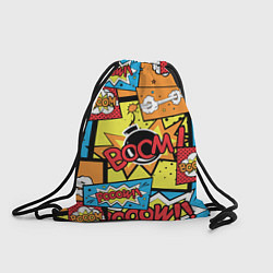 Рюкзак-мешок Boom Pop Art, цвет: 3D-принт