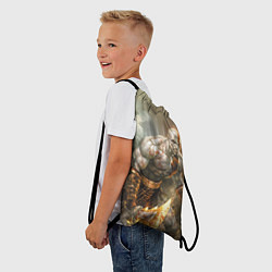 Рюкзак-мешок Могучий Кратос, цвет: 3D-принт — фото 2