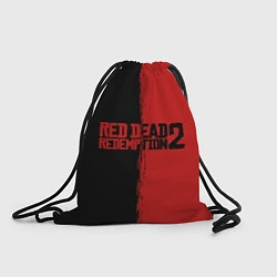 Рюкзак-мешок RDD 2: Black & Red, цвет: 3D-принт
