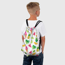 Рюкзак-мешок Сочное лето, цвет: 3D-принт — фото 2