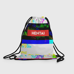 Рюкзак-мешок Hentai Glitch 3, цвет: 3D-принт