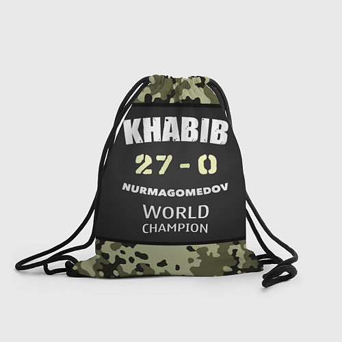 Мешок для обуви Khabib: 27 - 0 / 3D-принт – фото 1
