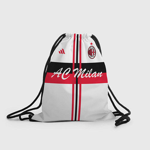 Мешок для обуви AC Milan: White Form / 3D-принт – фото 1