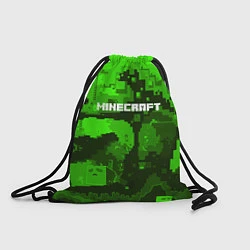 Рюкзак-мешок Minecraft: Green World, цвет: 3D-принт