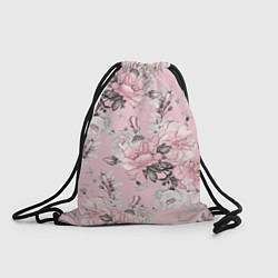 Рюкзак-мешок Розовые розы, цвет: 3D-принт
