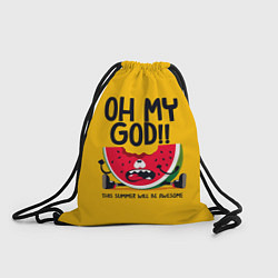Рюкзак-мешок Oh my God!, цвет: 3D-принт