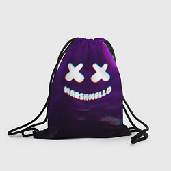 Рюкзак-мешок Marshmello: Violet Glitch, цвет: 3D-принт