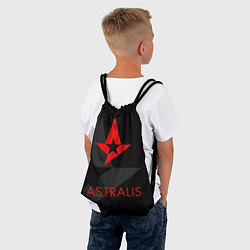 Рюкзак-мешок Astralis: Black Style, цвет: 3D-принт — фото 2