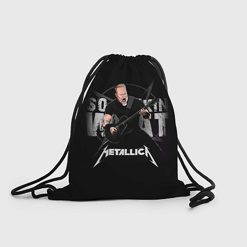 Мешок для обуви Metallica black / 3D-принт – фото 1