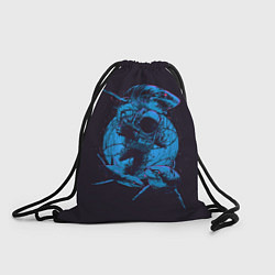Рюкзак-мешок Dead Spaсe: Blue Style, цвет: 3D-принт
