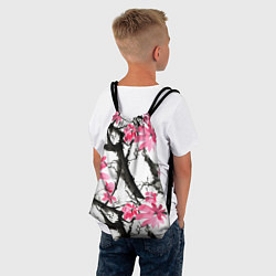 Рюкзак-мешок Цветущая сакура, цвет: 3D-принт — фото 2