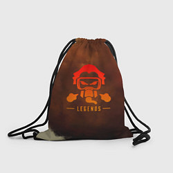 Рюкзак-мешок Apex Legends: Caustic Logo, цвет: 3D-принт