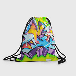 Рюкзак-мешок Неоновая кислота, цвет: 3D-принт