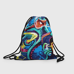 Рюкзак-мешок Street Fashion, цвет: 3D-принт