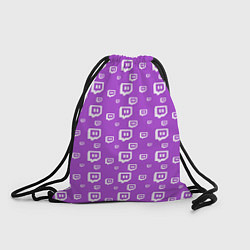 Мешок для обуви Twitch: Violet Pattern