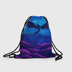 Рюкзак-мешок Неоновая фурия, цвет: 3D-принт