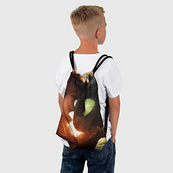 Рюкзак-мешок Любовь фурии, цвет: 3D-принт — фото 2