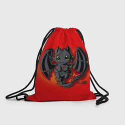 Рюкзак-мешок Маленькая фурия, цвет: 3D-принт