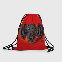 Рюкзак-мешок Маленькая фурия, цвет: 3D-принт