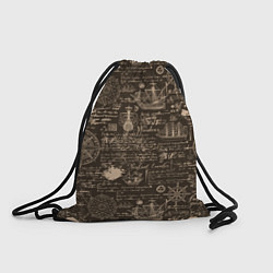 Рюкзак-мешок Старая рукопись путешественника, цвет: 3D-принт