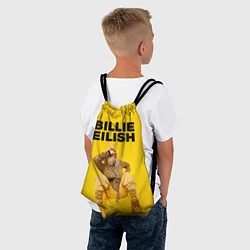 Рюкзак-мешок Billie Eilish: Lovely, цвет: 3D-принт — фото 2