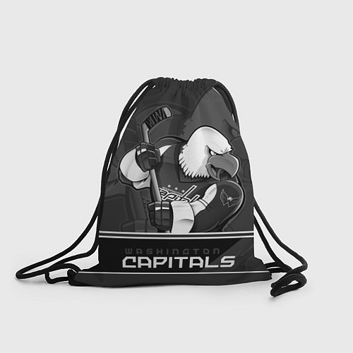 Мешок для обуви Washington Capitals: Mono / 3D-принт – фото 1