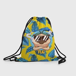 Рюкзак-мешок Pug Dog, цвет: 3D-принт