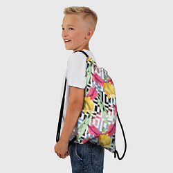Рюкзак-мешок Летняя абстракция, цвет: 3D-принт — фото 2