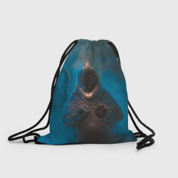 Рюкзак-мешок Blue Godzilla, цвет: 3D-принт