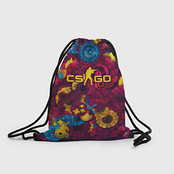 Рюкзак-мешок CS GO Абстракция, цвет: 3D-принт