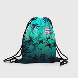 Рюкзак-мешок GTA пальмы, цвет: 3D-принт