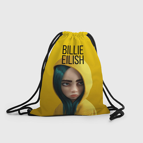 Мешок для обуви BILLIE EILISH: Yellow Girl / 3D-принт – фото 1