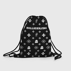 Мешок для обуви Billie Eilish: Black Pattern