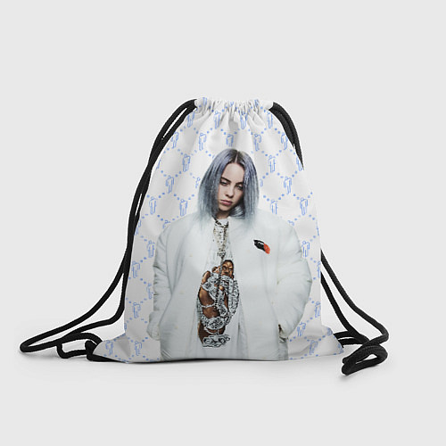 Мешок для обуви BILLIE EILISH: White Fashion / 3D-принт – фото 1