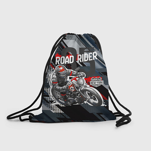 Мешок для обуви Road rider мотоциклист / 3D-принт – фото 1