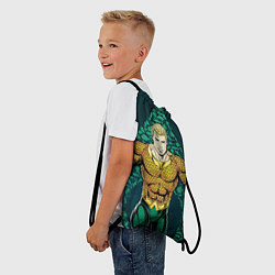 Рюкзак-мешок Aquaman, цвет: 3D-принт — фото 2