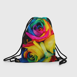Мешок для обуви Разноцветные розы