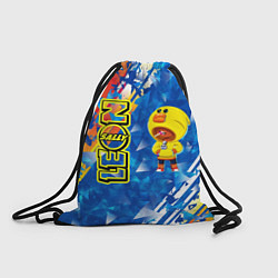 Рюкзак-мешок Brawl Stars leon sally, цвет: 3D-принт