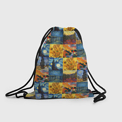 Рюкзак-мешок Картины Ван Гога, цвет: 3D-принт