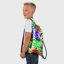 Рюкзак-мешок Billie eilish, цвет: 3D-принт — фото 2