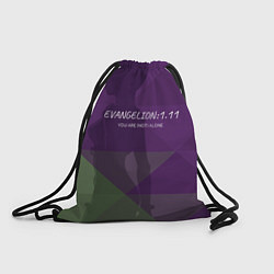 Рюкзак-мешок Evangelion: 111, цвет: 3D-принт