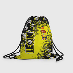 Рюкзак-мешок Brawl Stars леон, цвет: 3D-принт