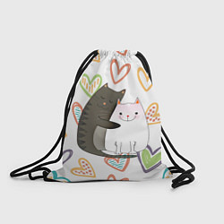 Рюкзак-мешок Сладкая парочка, цвет: 3D-принт